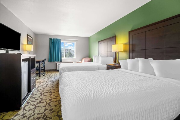 Standard Room, 2 Queen Beds, Non Smoking, Refrigerator & Microwave
