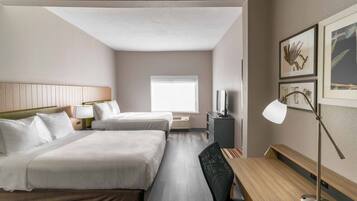 In-room safe, desk, iron/ironing board, free cribs/infant beds