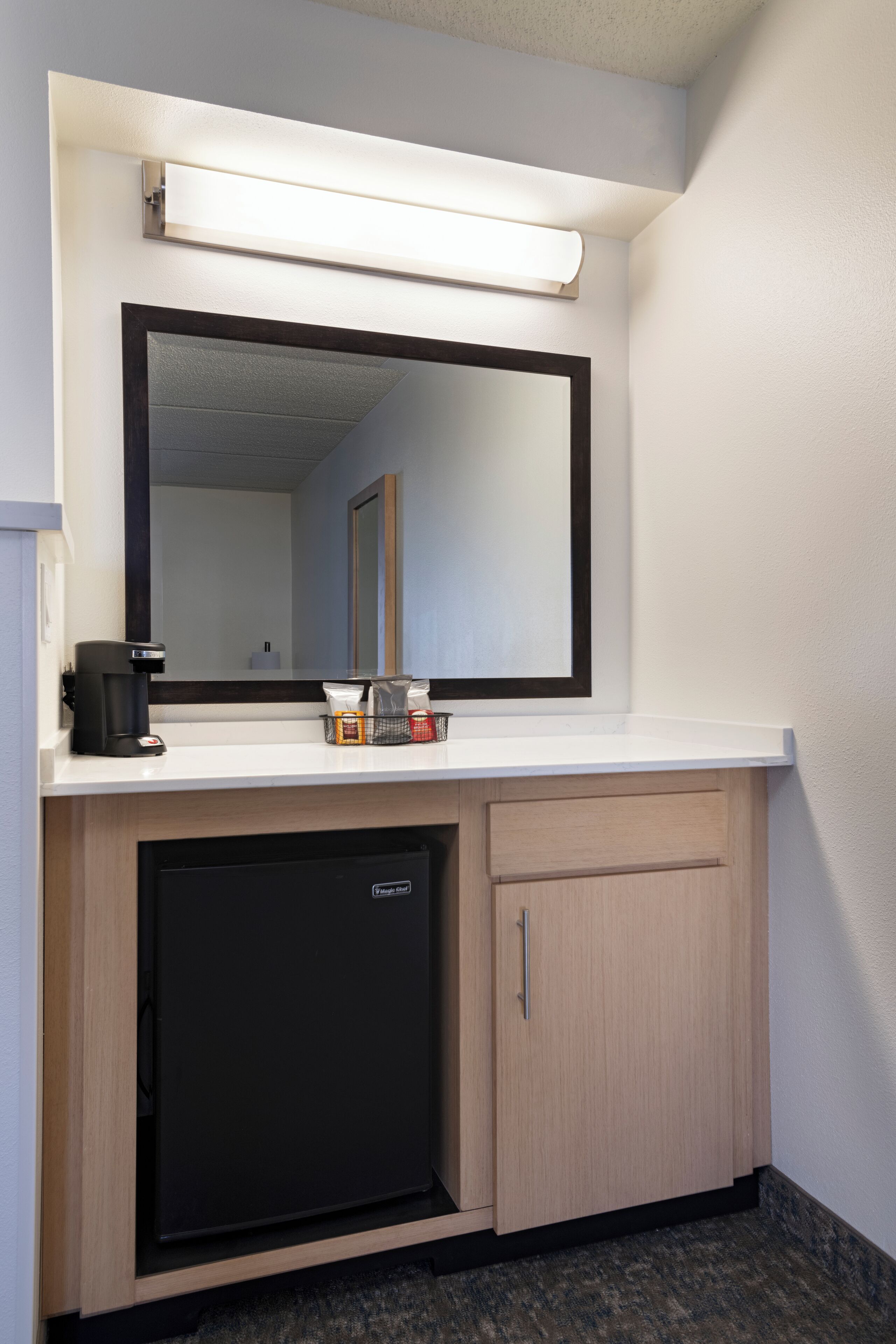 premium bedding, desk, blackout curtains, iron/ironing board