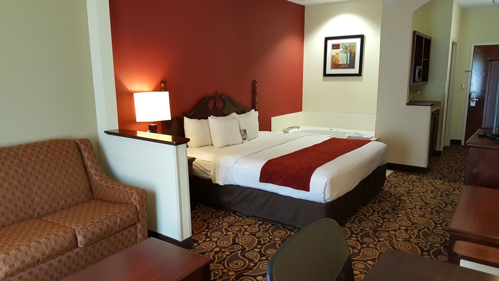 Premium bedding, pillowtop beds, desk, iron/ironing board