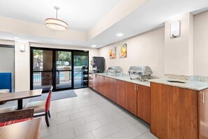 Free buffet breakfast