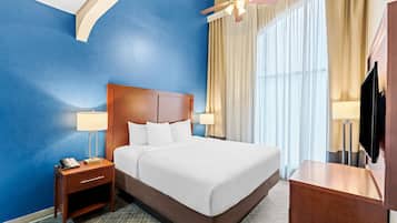 Premium bedding, pillow-top beds, desk, iron/ironing board