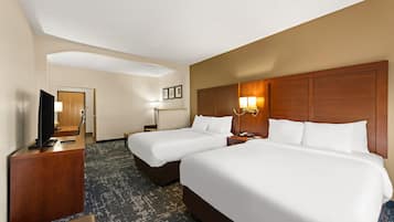 Suite, 2 Queen Beds, Non Smoking | Premium bedding, Select Comfort beds, in-room safe, desk