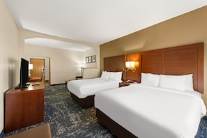 Suite, 2 Queen Beds, Non Smoking | Premium bedding, Select Comfort beds, in-room safe, desk