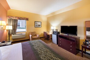 Premium bedding, in-room safe, desk, iron/ironing board