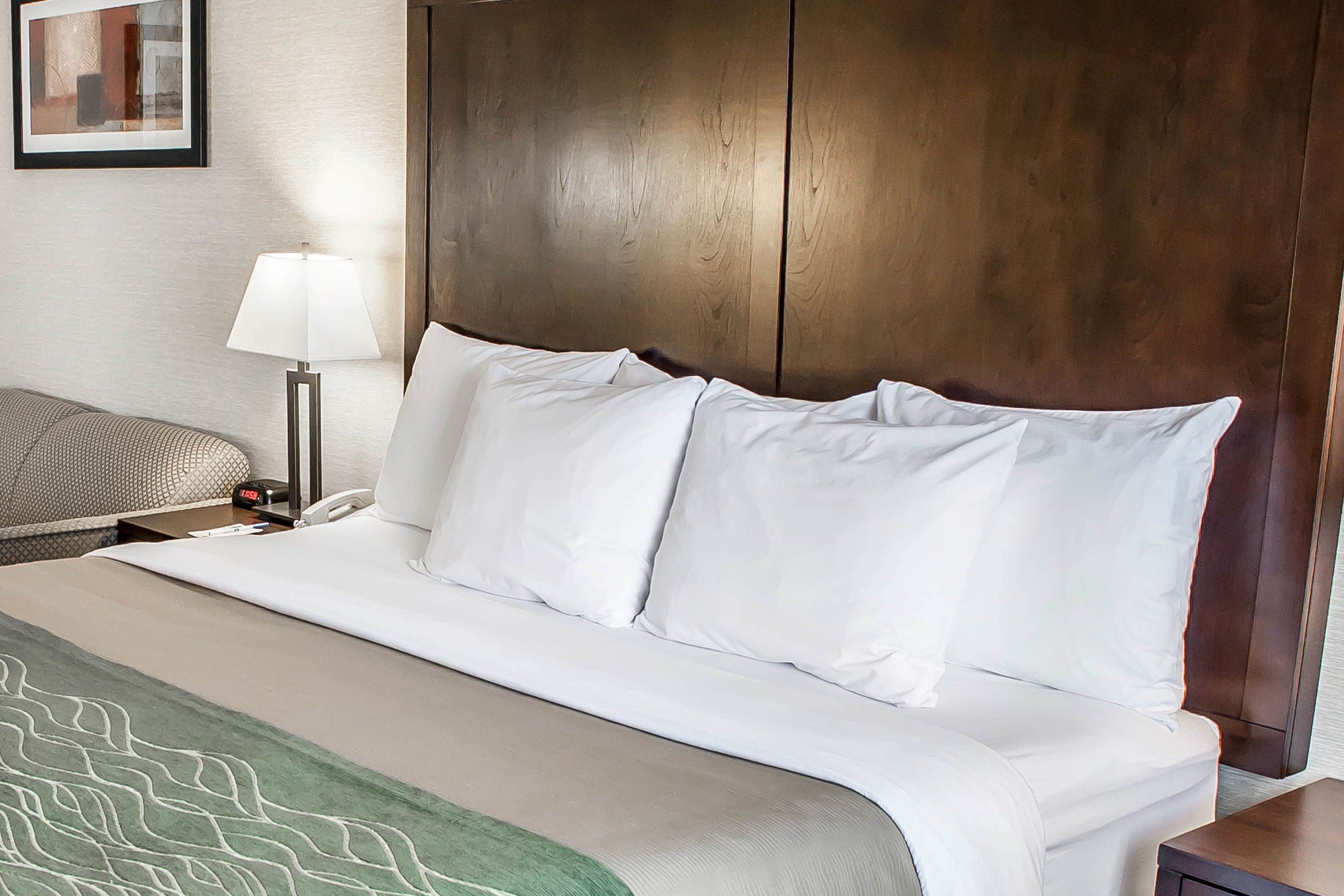 Ropa de cama de alta calidad, escritorio y cortinas blackout 