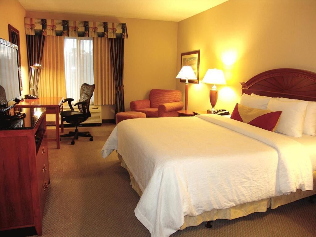 Down comforters, blackout drapes, iron/ironing board, cribs/infant beds
