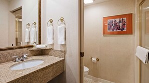 Hydromassagedusche, kostenlose Toilettenartikel, Haartrockner
