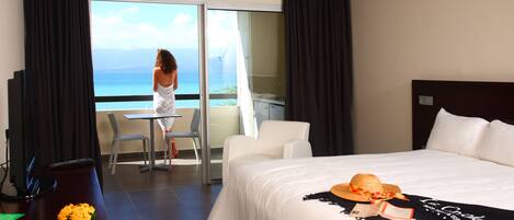 1 dormitori, minibar, caixa forta a l'habitació i decoració individual