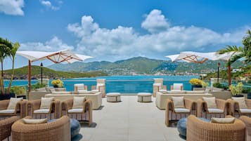 Uitzicht vanuit accommodatie