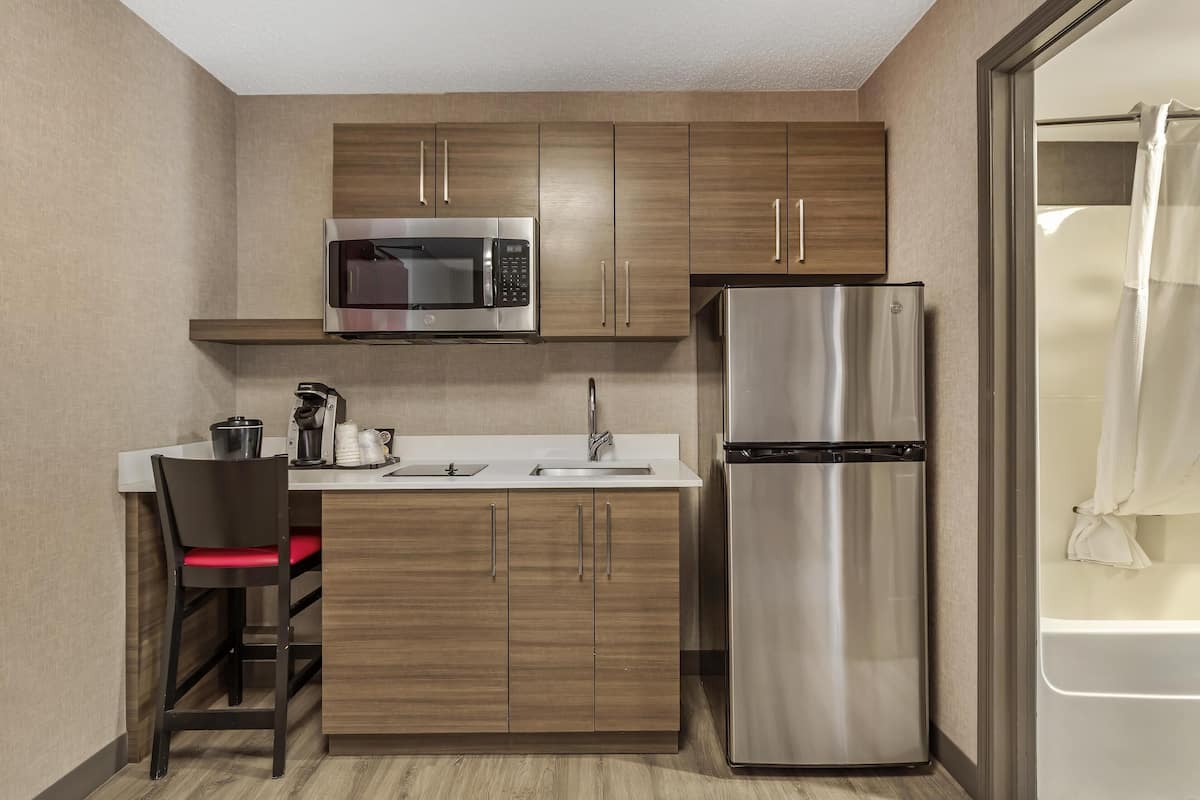 Suite, 1 King Bed, Non Smoking, Kitchenette (Living Room;with Sofabed) | Premium bedding, desk, laptop workspace, blackout curtains
