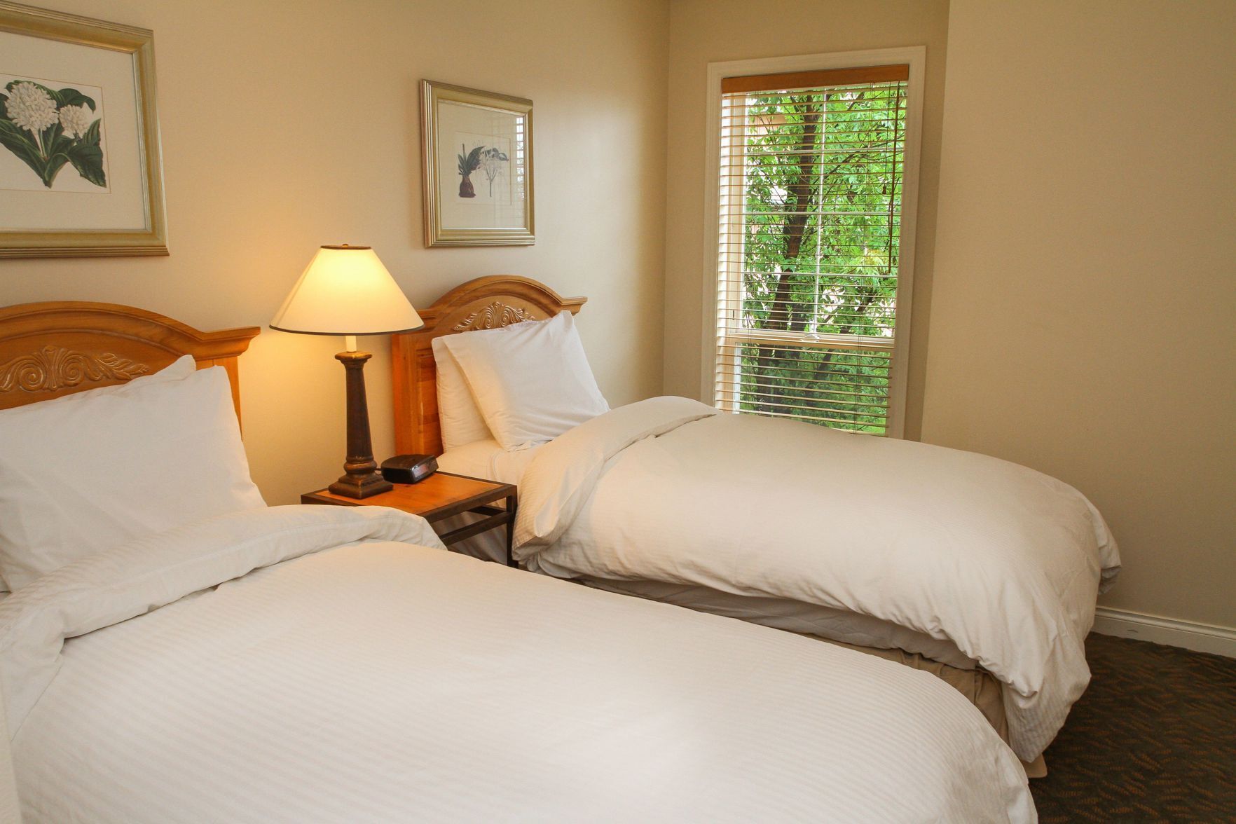 Premium bedding, pillowtop beds, in-room safe, desk