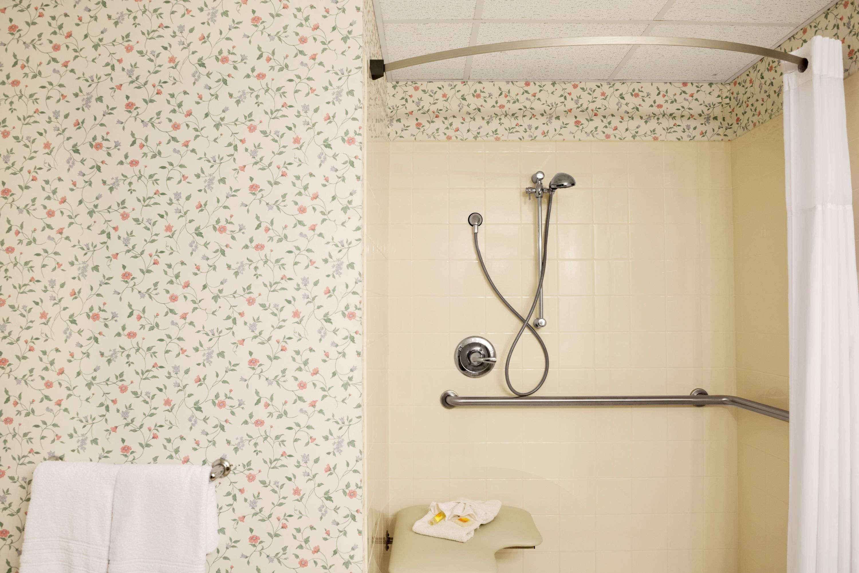 room, 2 queen beds, accessible, non smoking | bathroom | rainfall showerhead, hair dryer, towels, soap