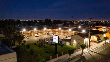 Front of property – evening/night
