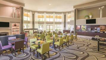 Free daily self-serve breakfast