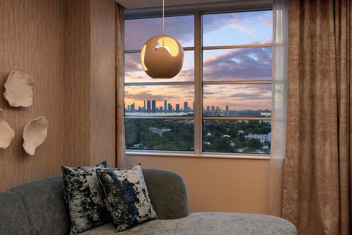 Suite (Skyline View) | Premium bedding, down comforters, in-room safe, desk