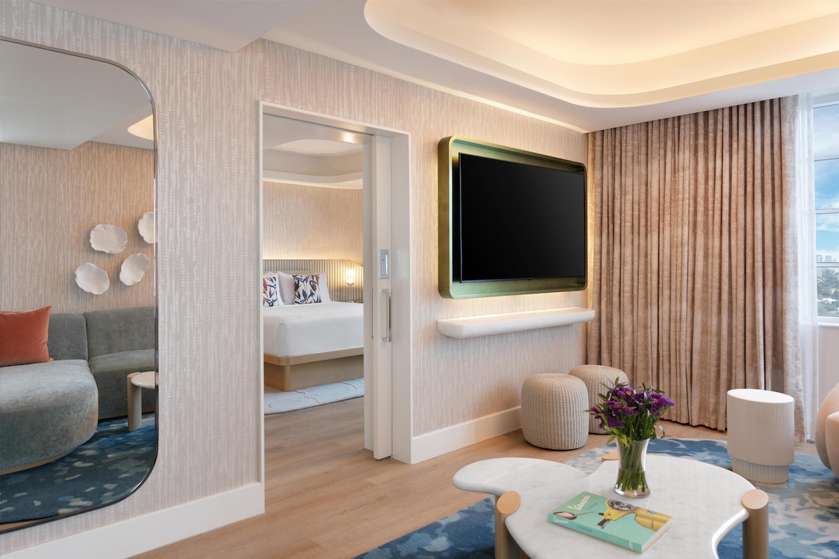 Suite, terrasse (Crown) | Literie de qualité, couette en duvet