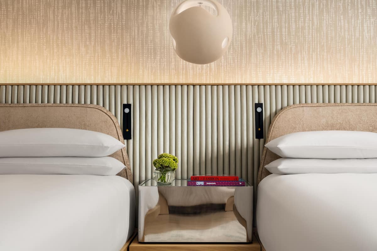 Premium bedding, down duvets, in-room safe, desk