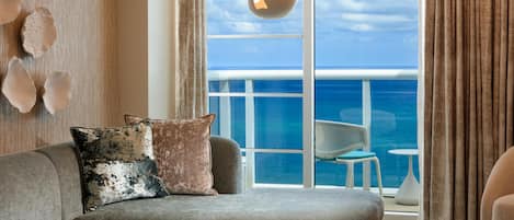Suite, Balcony, Ocean View | Premium bedding, down duvets, in-room safe, desk