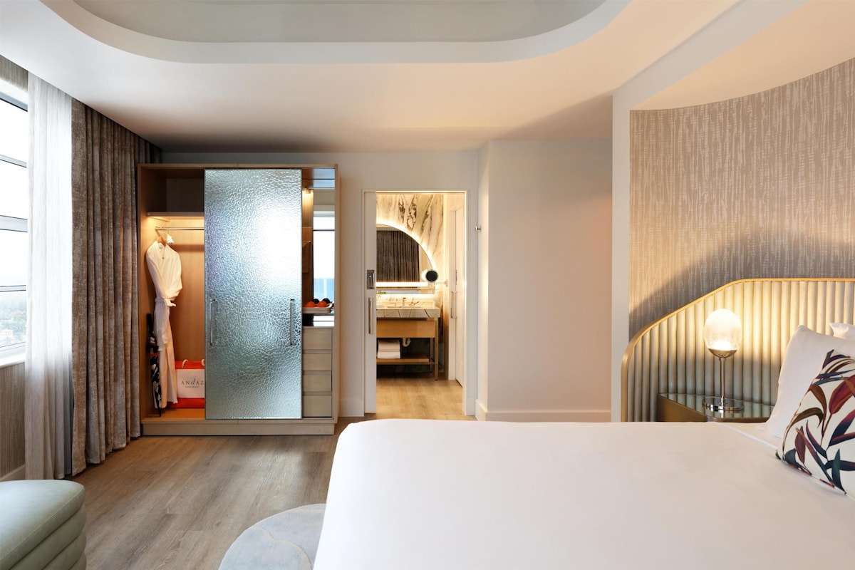 Suite, balcon, vue sur l’océan | Literie de qualité, couette en duvet
