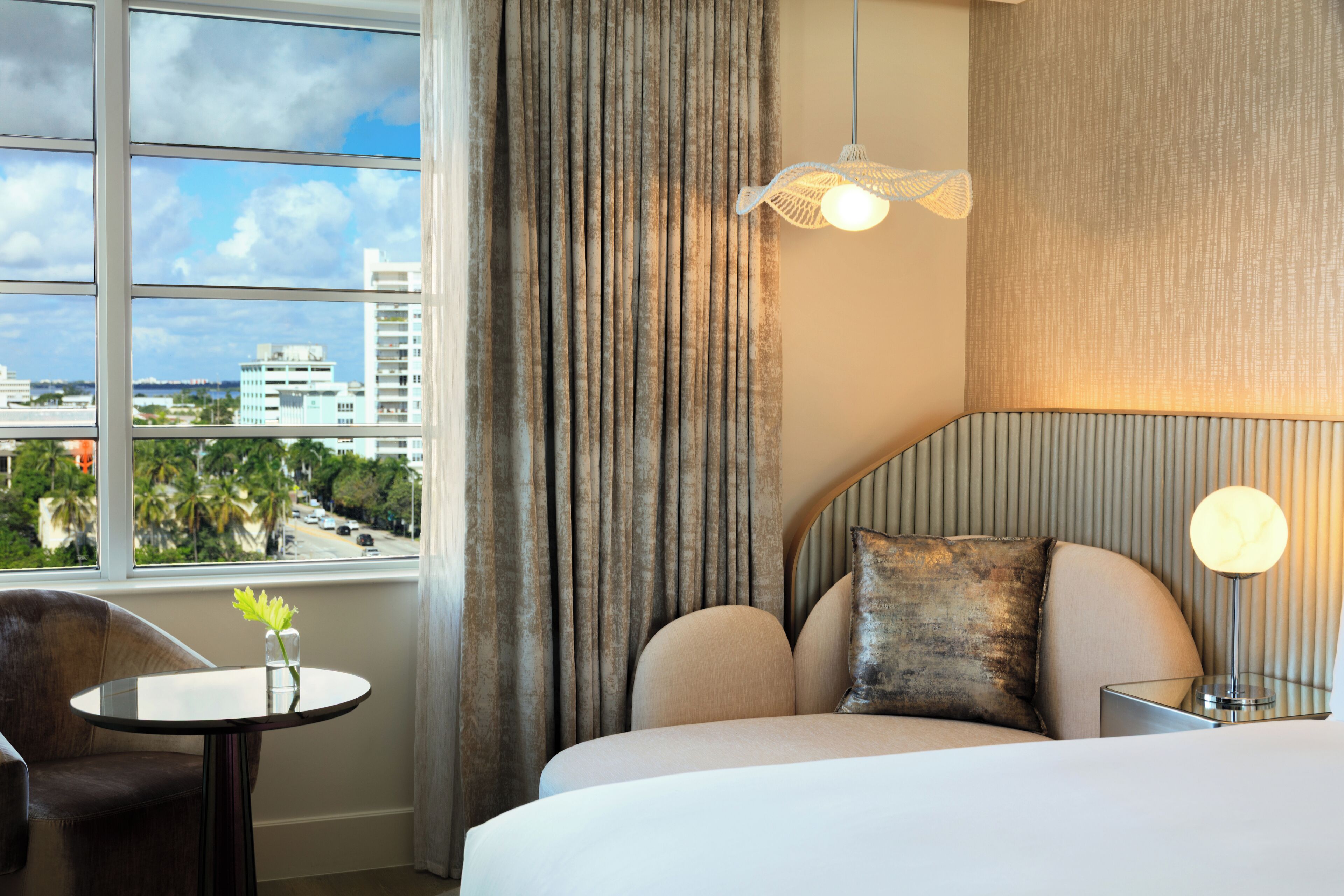 Premium bedding, down comforters, in-room safe, desk