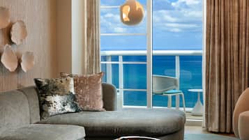 Suite, Balcony, Ocean View | Premium bedding, down comforters, in-room safe, desk