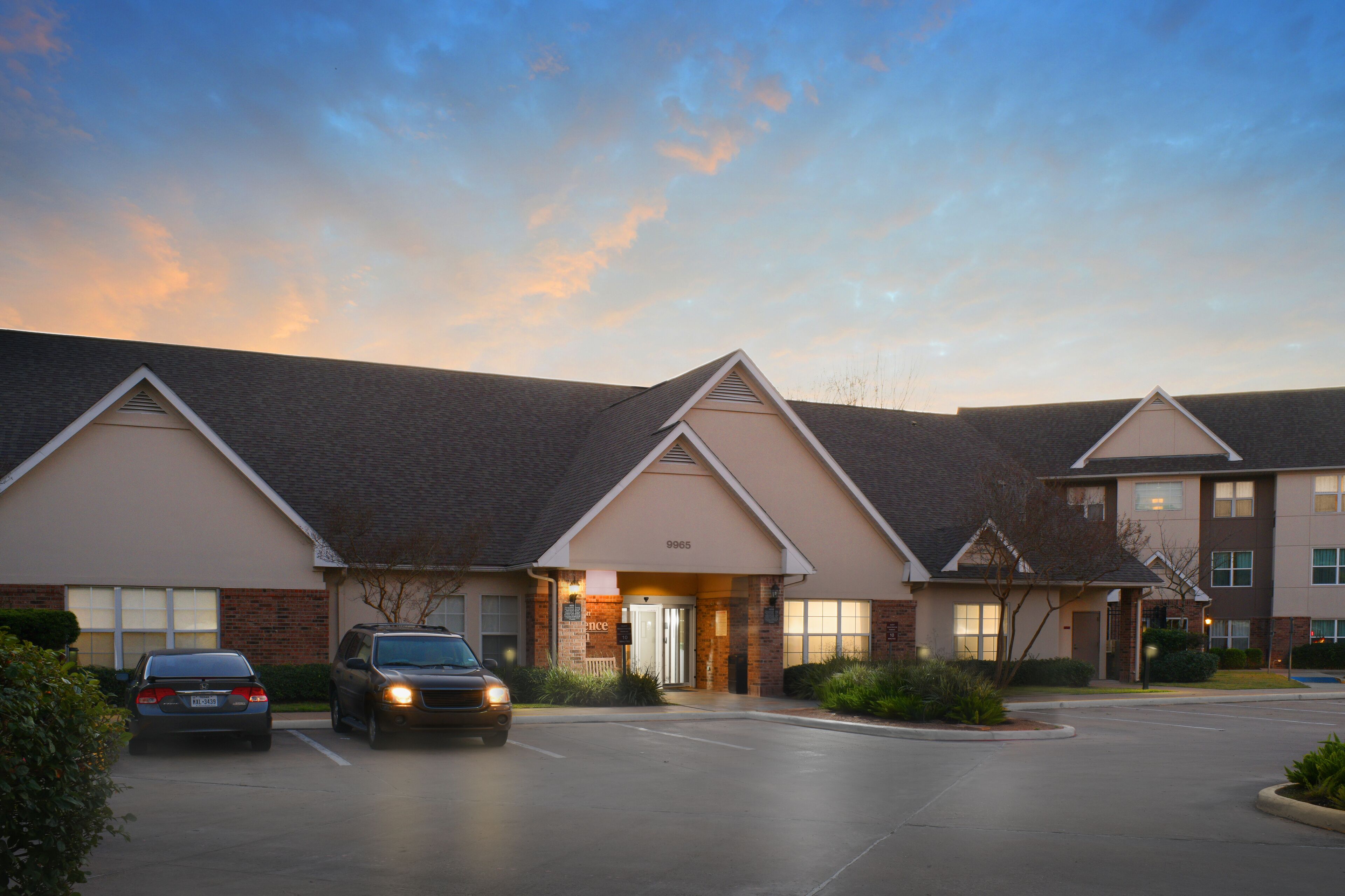 Front of property - evening/night