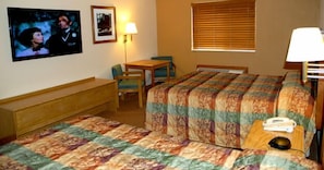 Standard Double Room, 2 Queen Beds | Free WiFi, bed sheets, wheelchair access