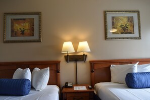 Room, 2 Queen Beds, Non Smoking, Pool View (First Floor) | Desk, iron/ironing board, free cots/infant beds, free WiFi