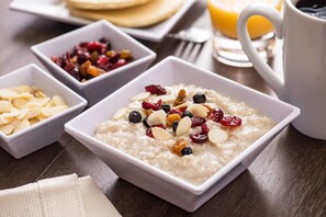 Free daily on-the-go breakfast