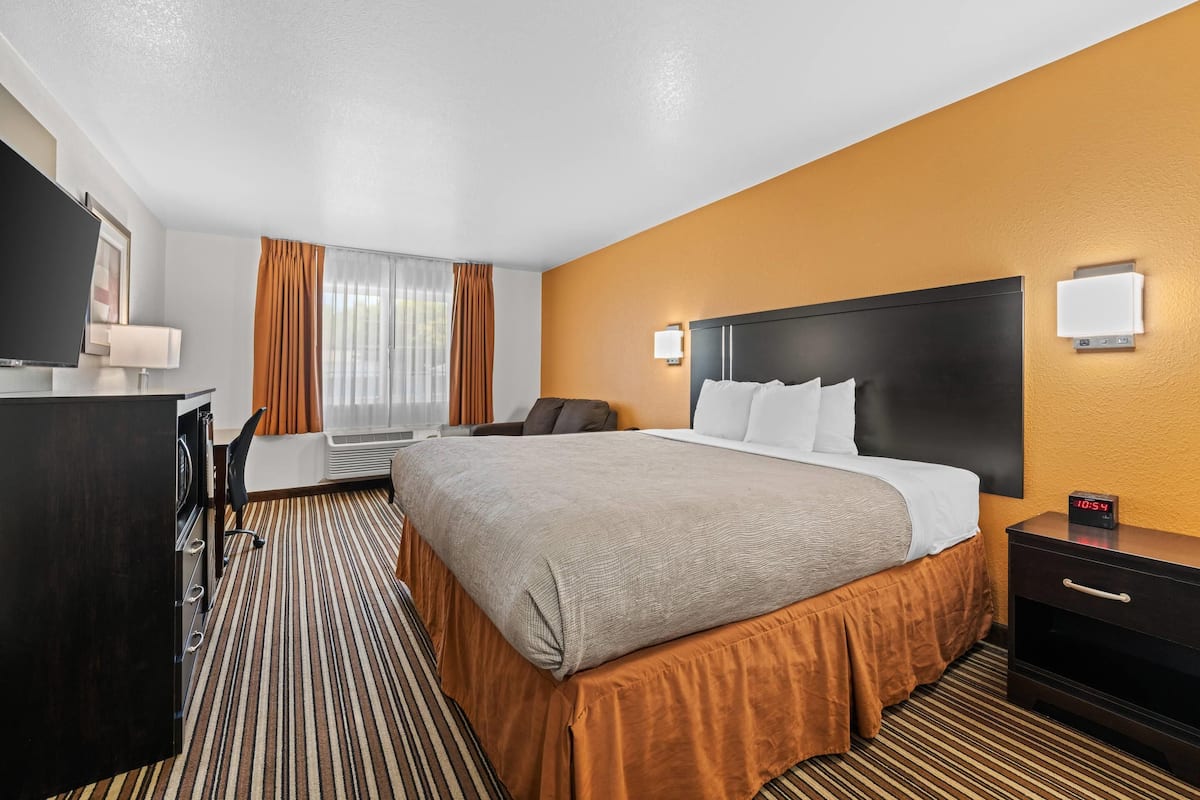 Standard Room, 1 King Bed with Sofa bed, Non Smoking | Desk, iron/ironing board, WiFi (free), bed sheets