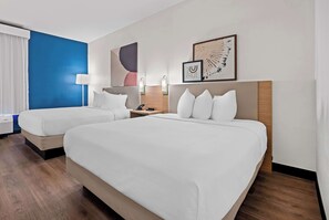 Room, 2 Queen Beds | Egyptian cotton sheets, premium bedding, iron/ironing board