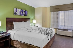 Habitación estándar, 1 cama King size, para no fumadores | Ropa de cama de alta calidad y caja de seguridad en la habitación