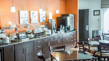 Free buffet breakfast
