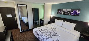 Room, 1 King Bed, Non Smoking | In-room safe, desk, blackout drapes, iron/ironing board - Sleep Inn Olathe - Kansas City (Olathe)