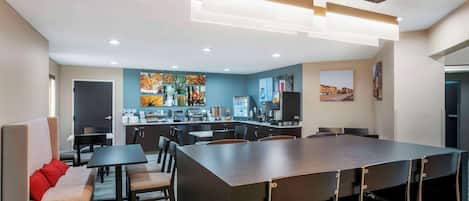 Free daily on-the-go breakfast