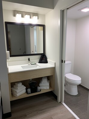 淋浴設備、免費梳洗用品、風筒、提供毛巾