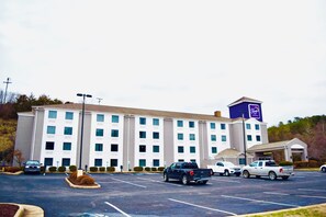 Majoituspaikan julkisivu