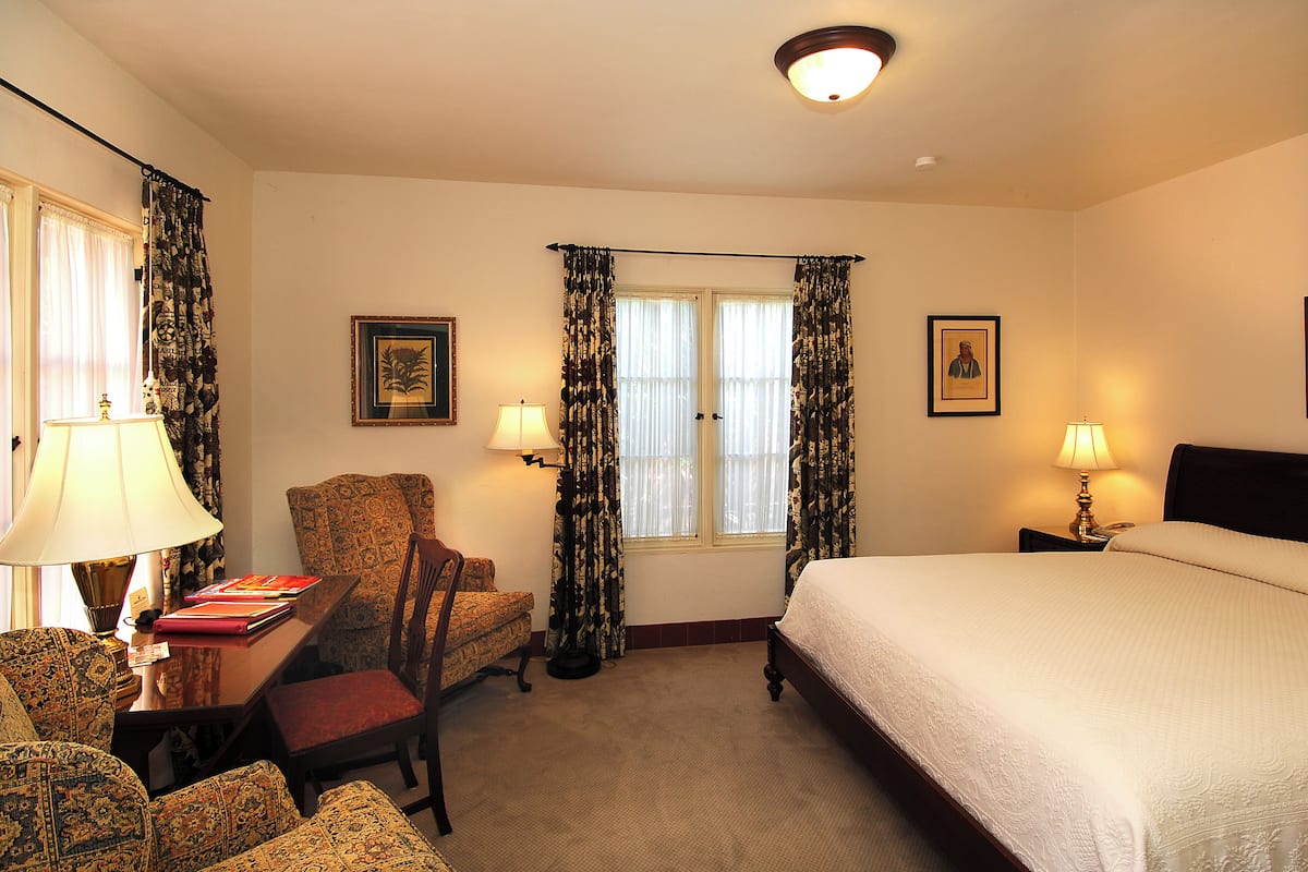Patio King Room | 1 bedroom, down comforters, pillowtop beds, in-room safe