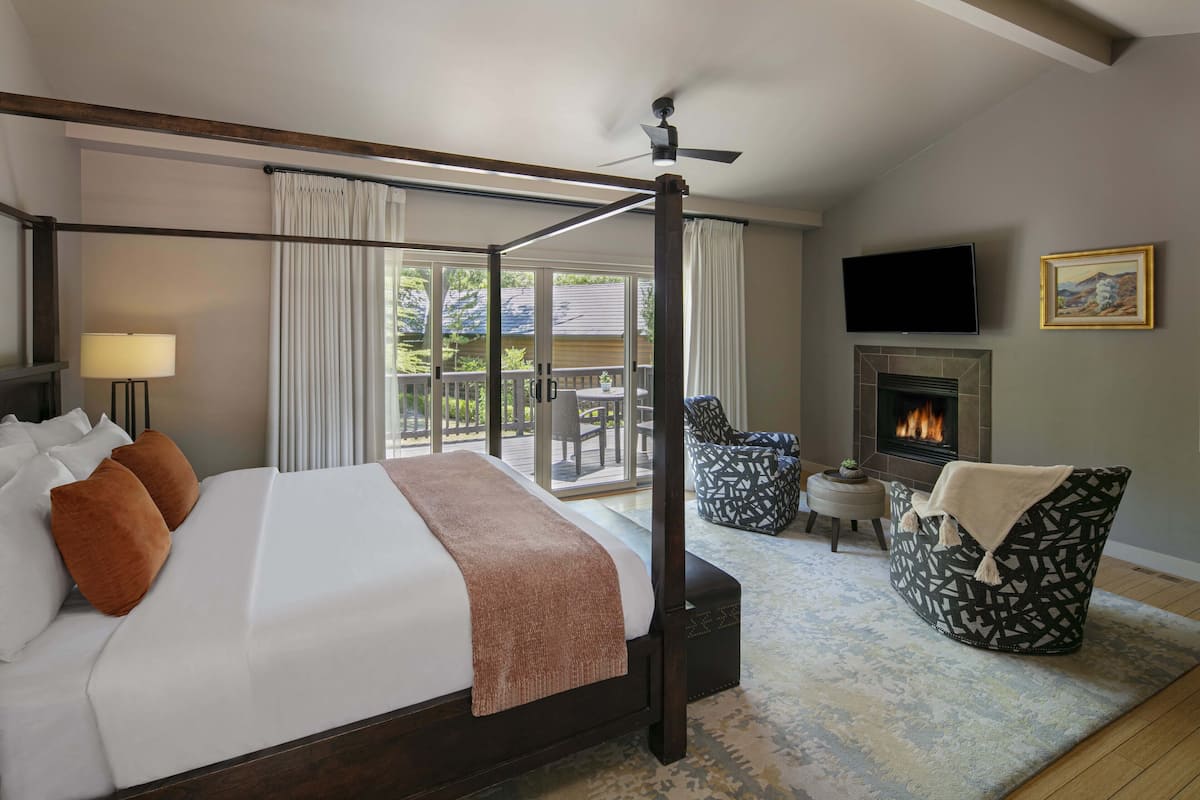 Ropa de cama de alta calidad y minibar