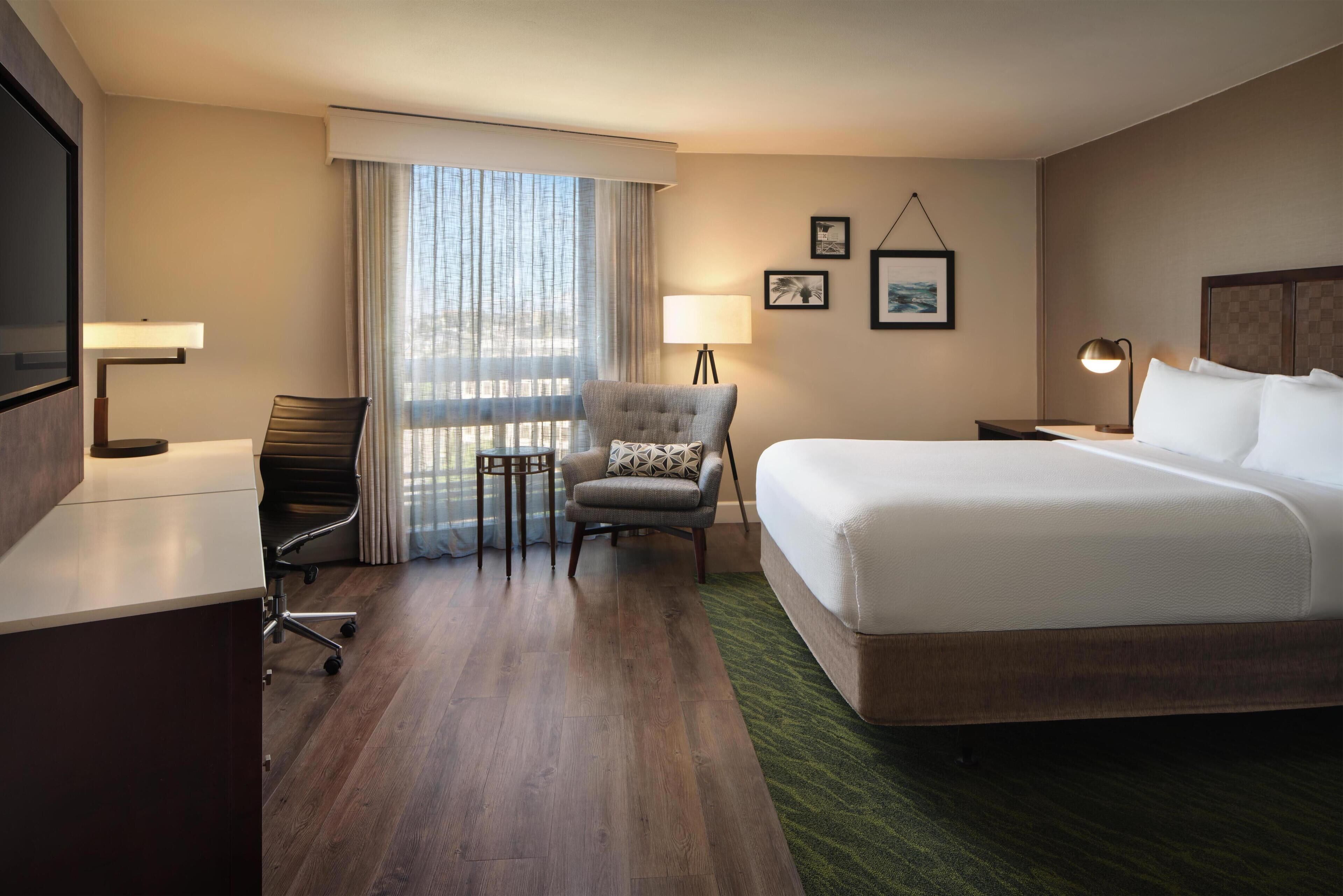 Premium bedding, pillow-top beds, in-room safe, desk