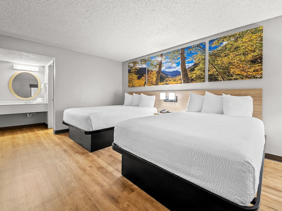 Studio Suite, 2 Queen Beds, Non Smoking | Pillowtop beds, desk, blackout drapes, iron/ironing board