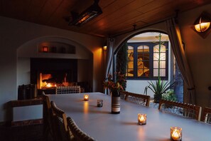 Dinner served - Villa Royale (Palm Springs)