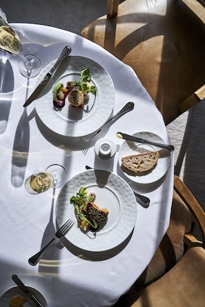 Tägliches nach Wunsch zubereitetes Frühstück gegen Gebühr