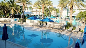 2 outdoor pools, pool cabanas (surcharge), pool umbrellas