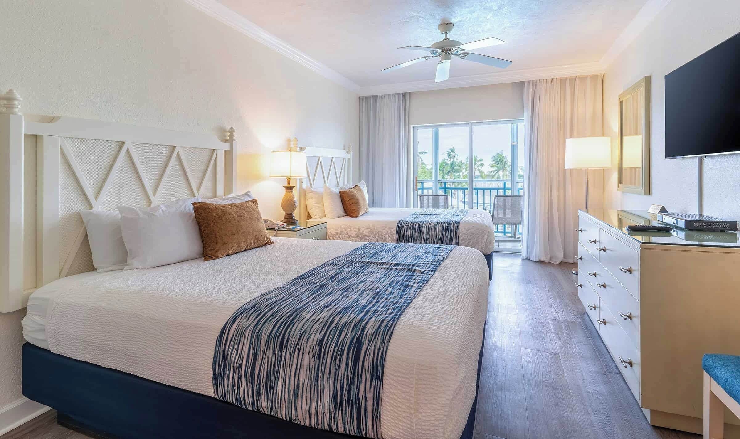 Premium bedding, pillowtop beds, in-room safe, blackout drapes