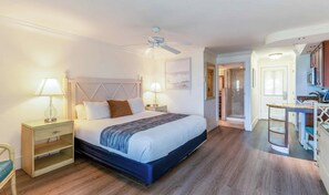 Studio, 1 King Bed, Balcony, Ocean View | Premium bedding, pillow-top beds, in-room safe, blackout curtains - Tween Waters Island Resort & Spa (Captiva)