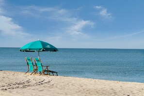 Private beach