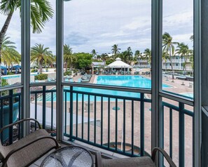 Room, 2 Queen Beds, Balcony, Poolside | View from room - Tween Waters Island Resort & Spa (Captiva)