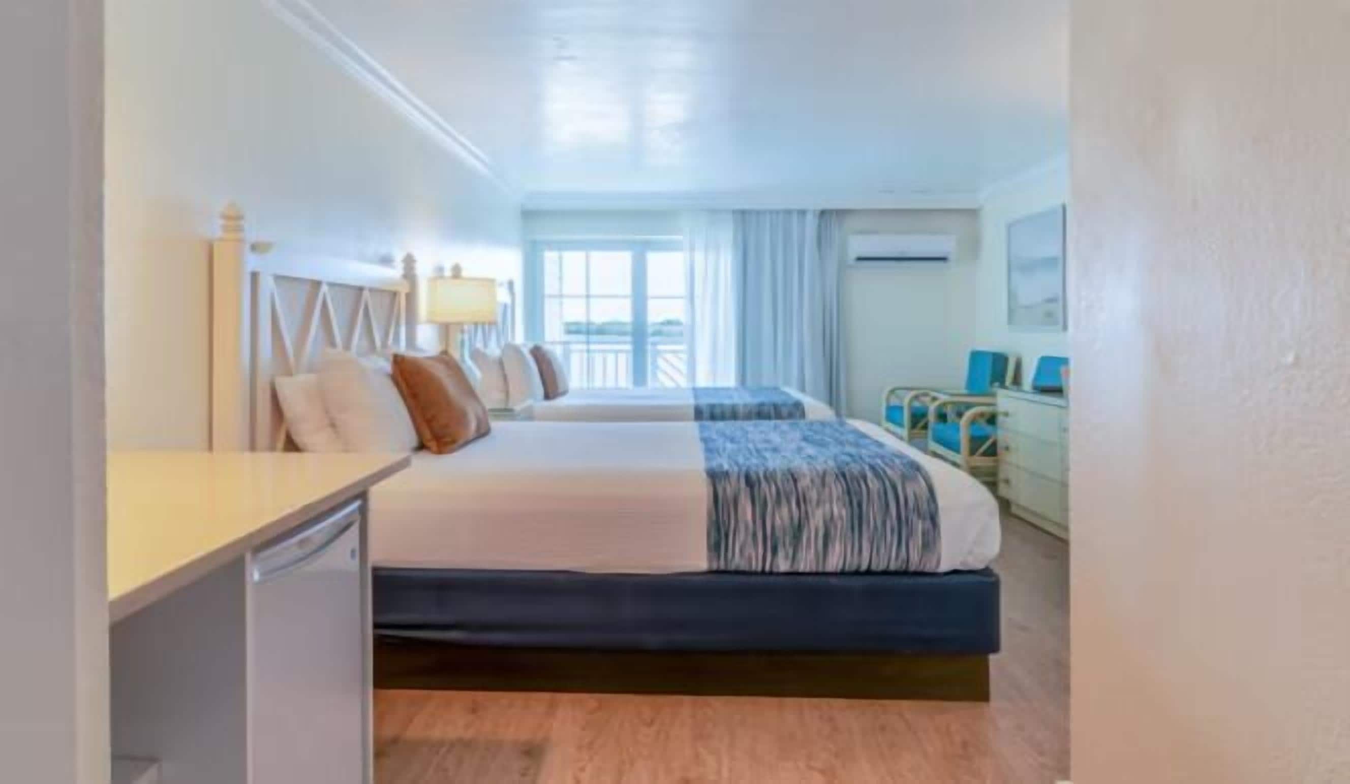 Room, 2 Queen Beds, Balcony, Bay View (Waterview) | Premium bedding, pillowtop beds, in-room safe, blackout drapes